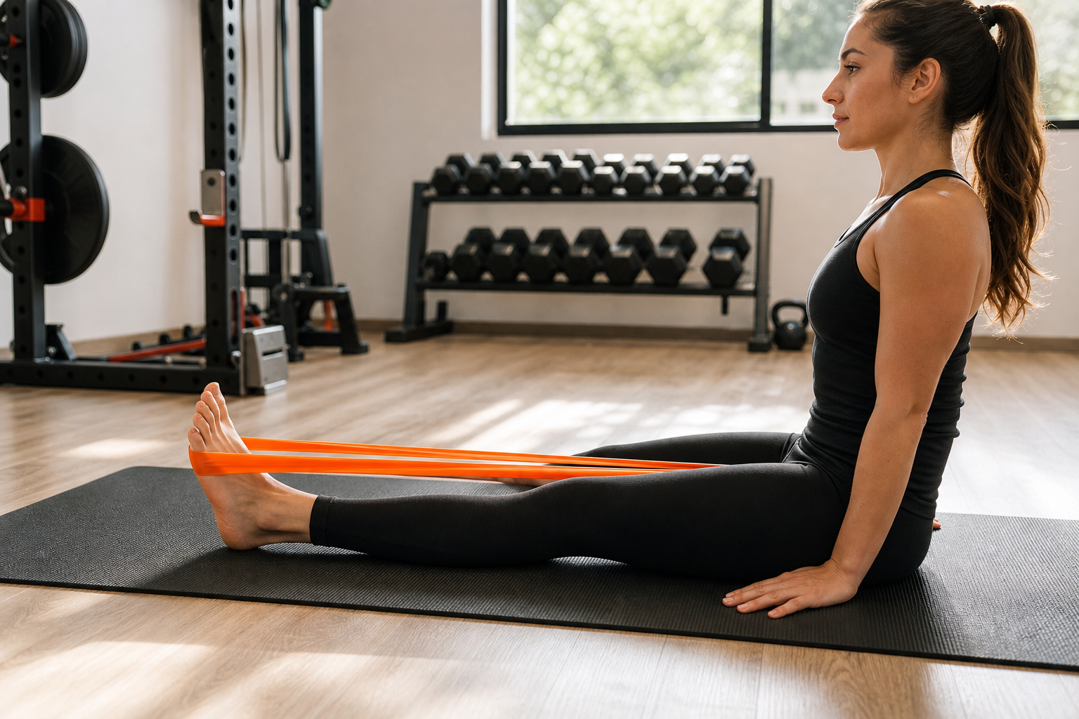 resistance band ankle dorsiflexion exercise