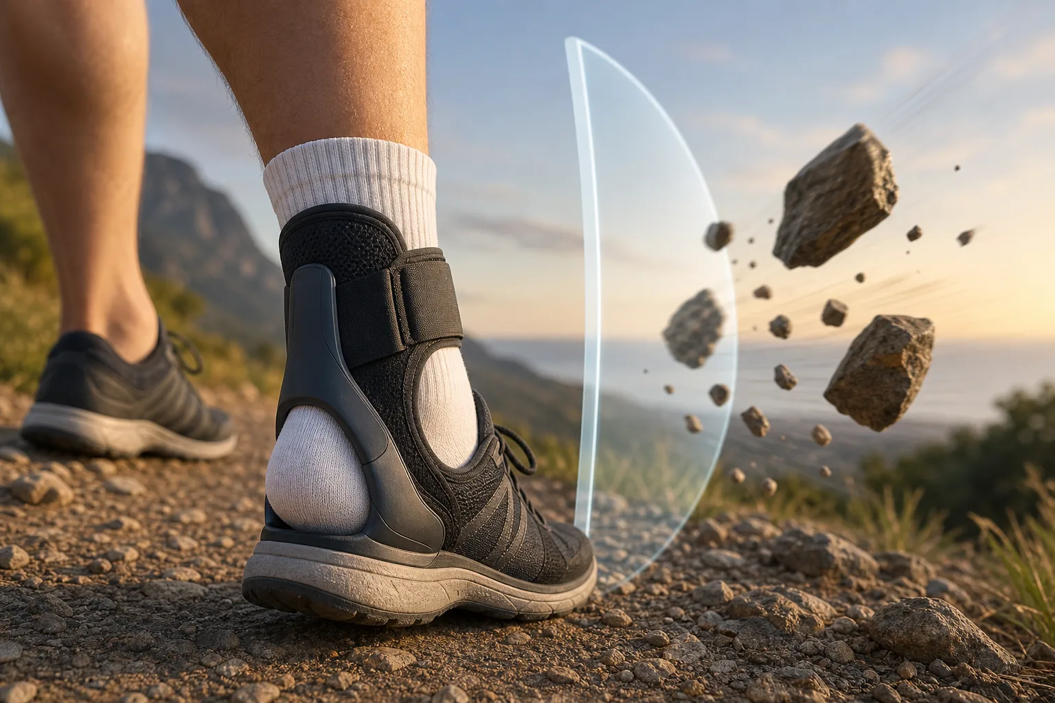 AirHeel Brace: visual reference for 6. AirHeel Brace , External Support for Pain Relief