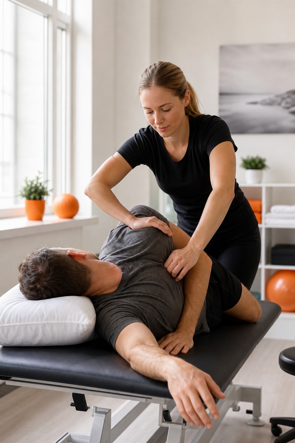 A physiotherapist at <a href=
