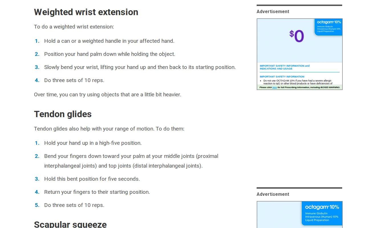 Tendon Glides: visual reference for 5. Tendon Glides — Restores Full Range of Motion